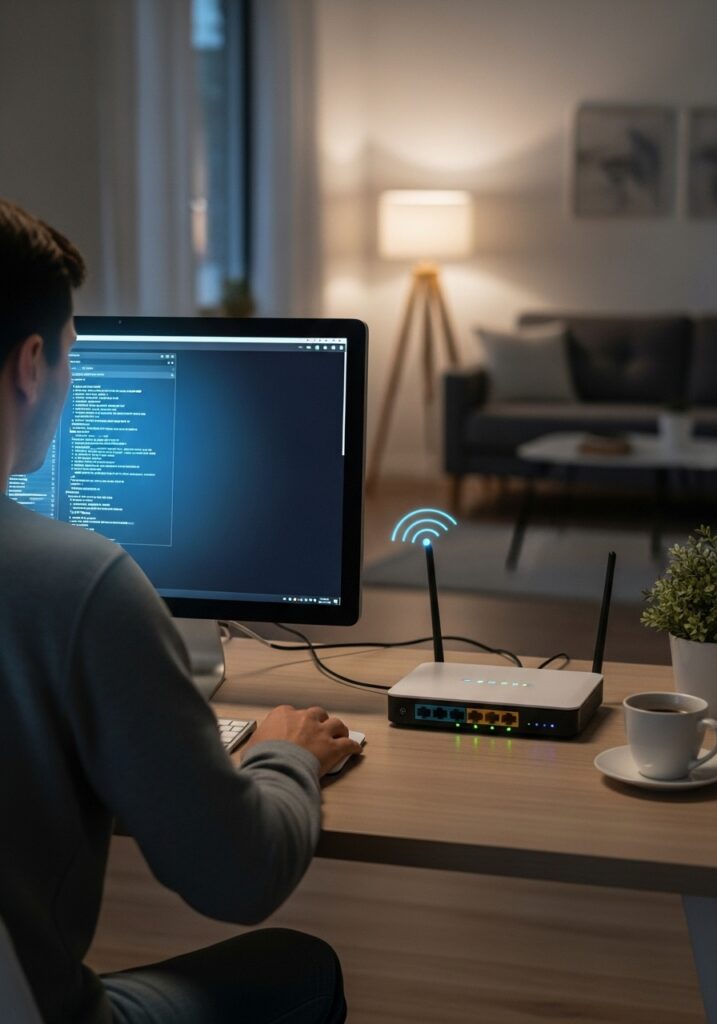 como acessar as configurações do roteador
