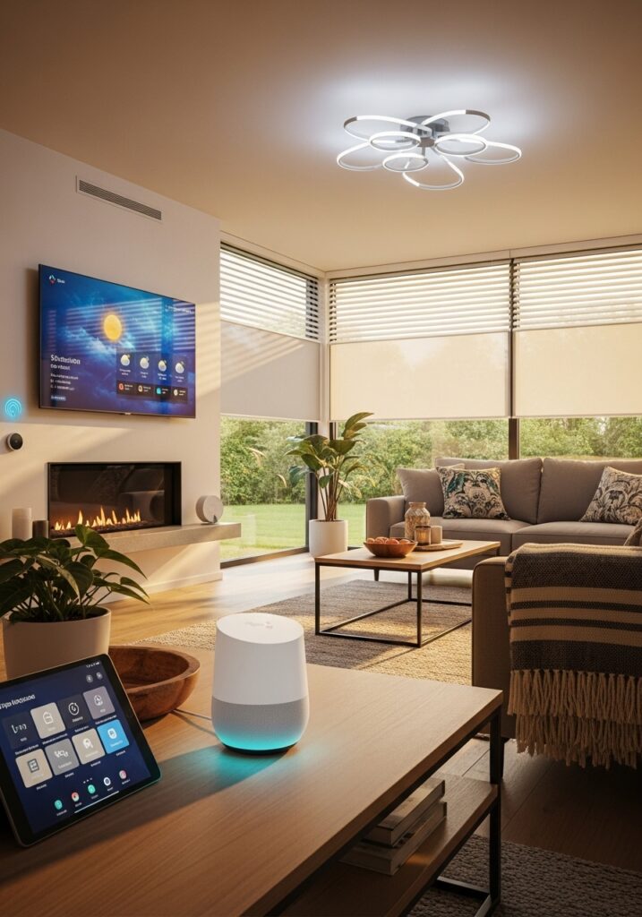 casa inteligente no google home